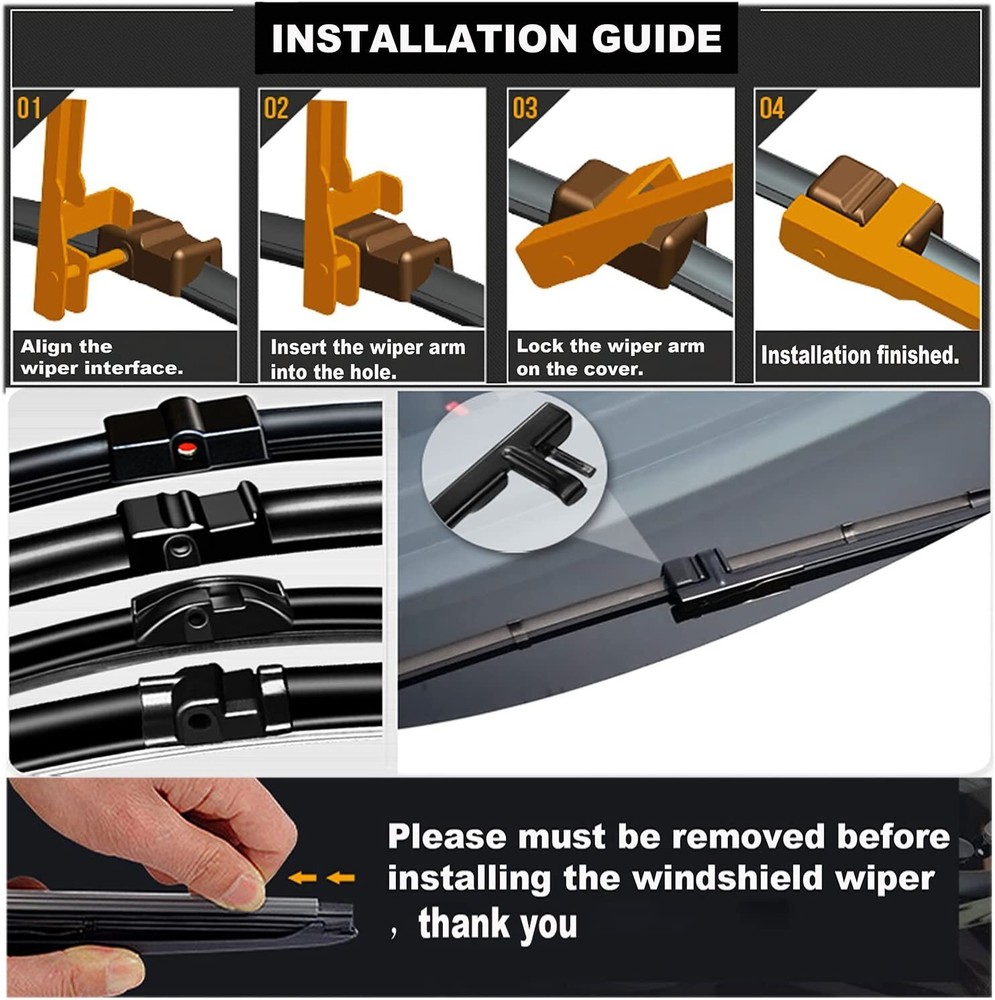 Windshield Wiper Blades For BMW X5 E70 X6 E71 2007-2011 Front Windscreen Wiper