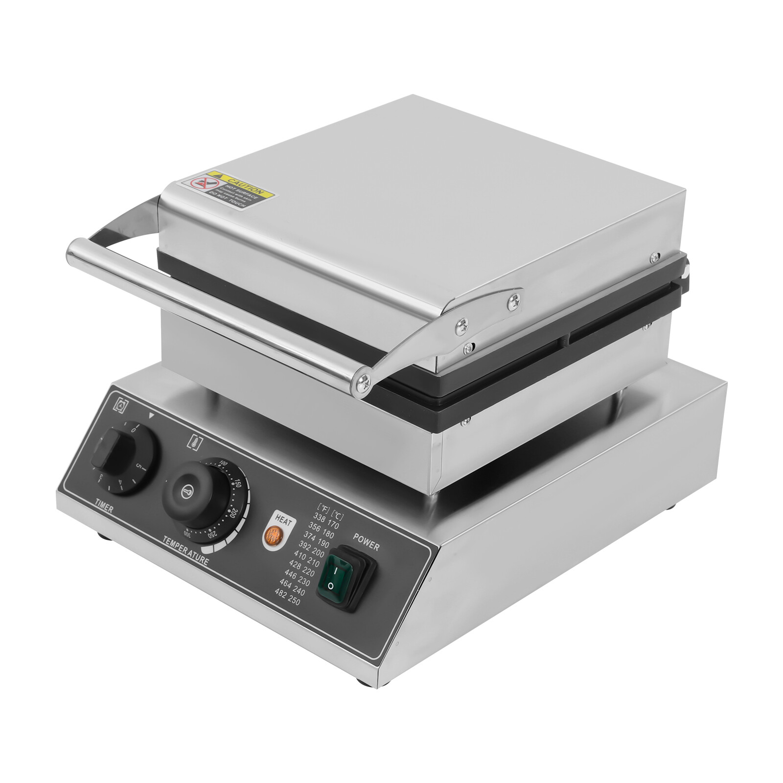 Commercial Electric Waffle Maker Belgian Waffle Baker Baking Machine Nonstick