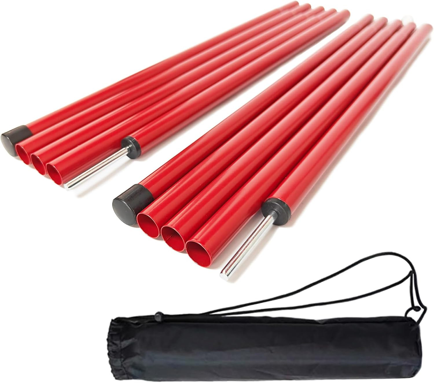 Tent Poles,Adjustable Portable Tent Poles-74.8" Sturdy and Durable Rustproof Thi