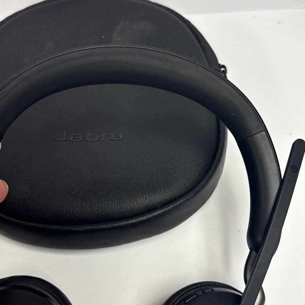 Jabra Evolve2 65 USB-A Wireless Headset w/ Dongle, Case & Charging Cable