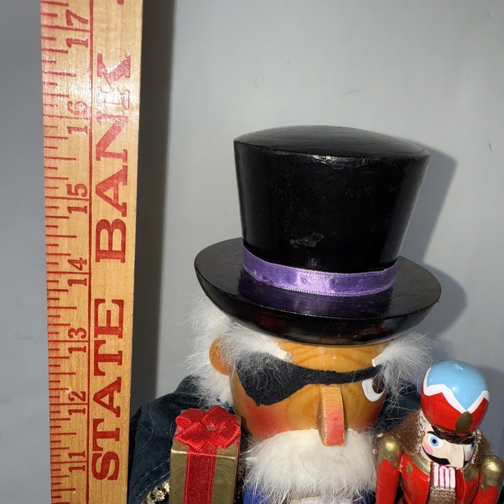 16" Nutcracker Kurt Adler Herr Drosselmeier Drosselmeyer Steinbach German Patch