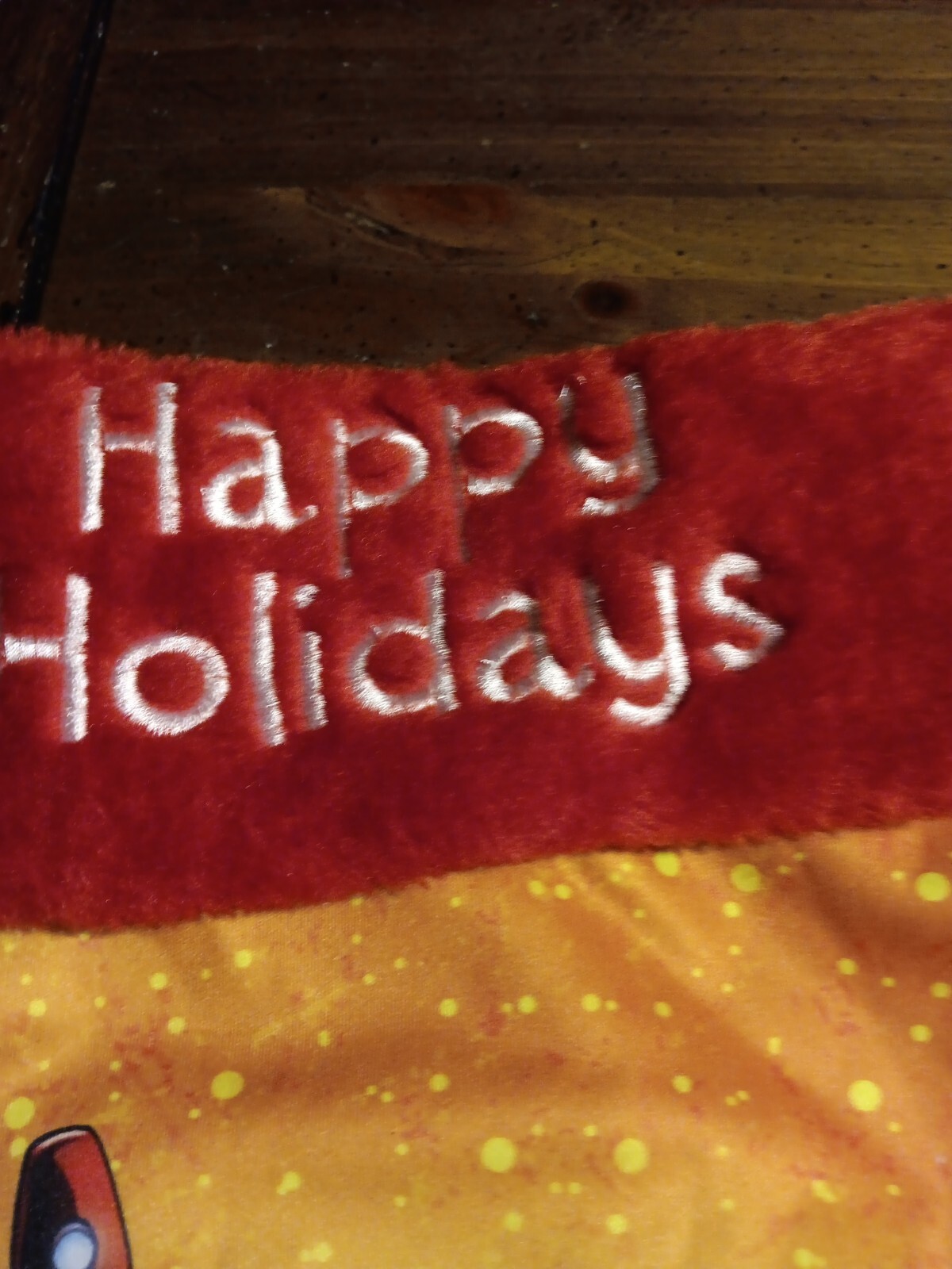 Marvel Avengers Christmas Stocking Happy Holidays Ruz Embroidery