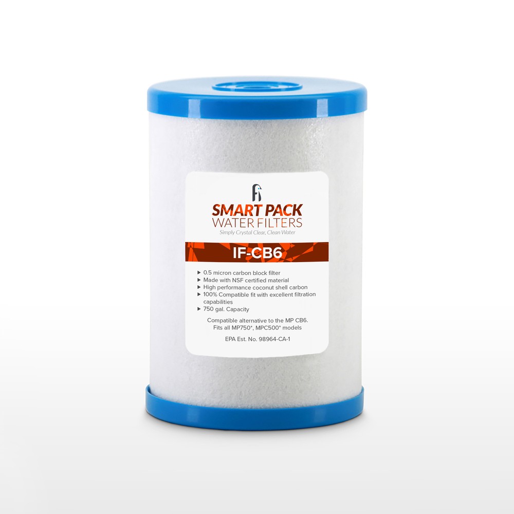 iFilters CB6 Carbon Block Water Filter Replacement, MP MPC Systems