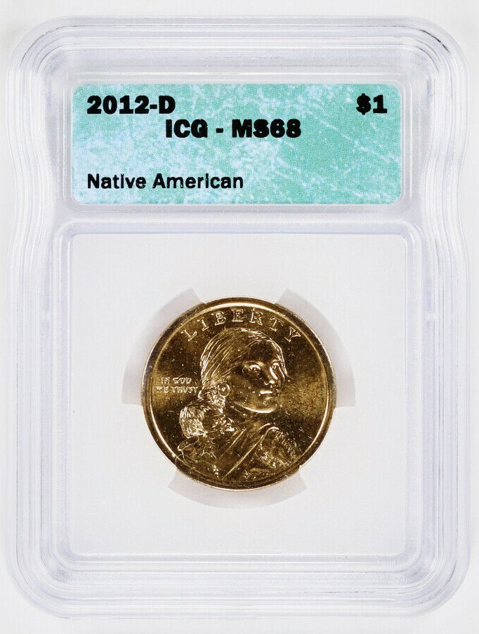 2012-D Sacagawea Dollar ICG MS68 $1