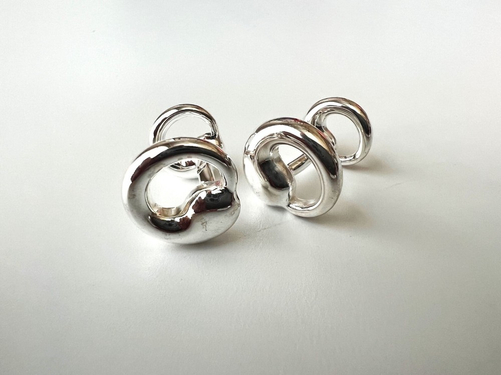 925 Sterling Silver Eternal Circle Cufflinks