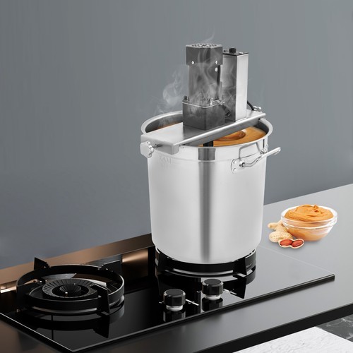 Pot Stirrer Mixer Electric Jam Automatic Mixing Machine w/4-Blade Mixing Scraper