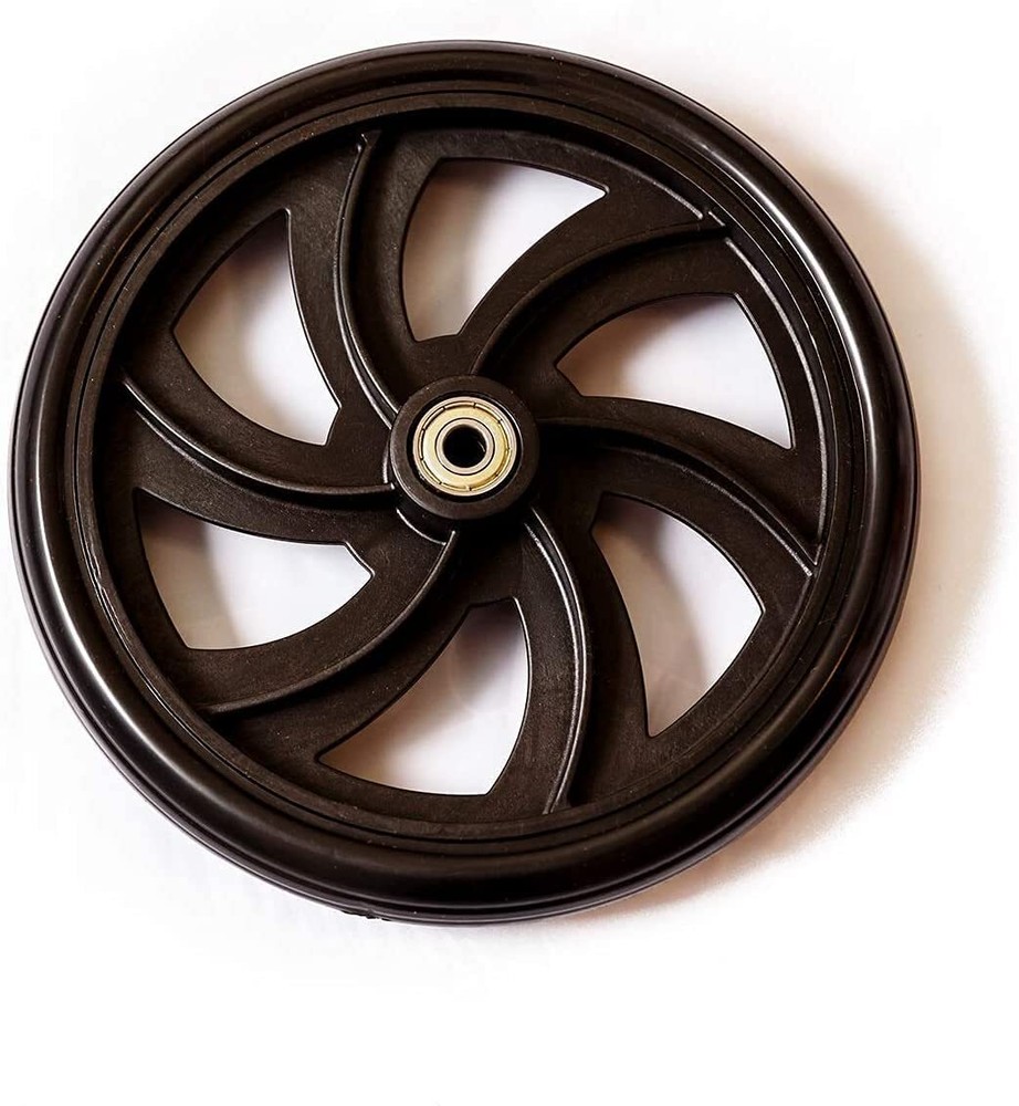 Walker Rollator Replacement 7.5" Wheels Black (1pis) (FRONT 1)