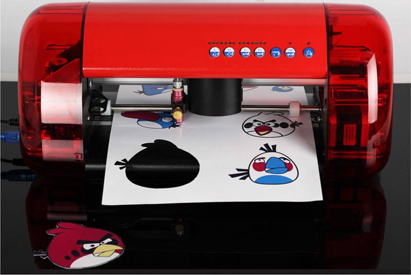 A4 Mini Desktop Vinyl Cutter Plotter With Contour Cut Function 110V Win7/ 8 /10