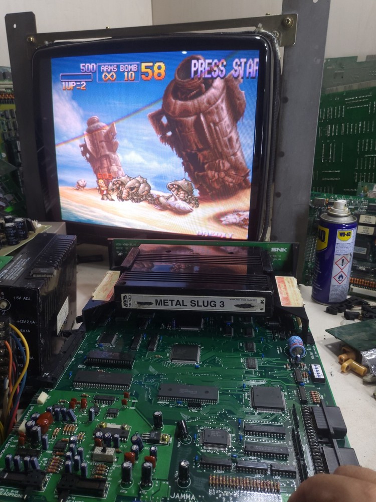 METASLIUG 3 MVS ARCADE GAME PCB BOARD ORIGINAL