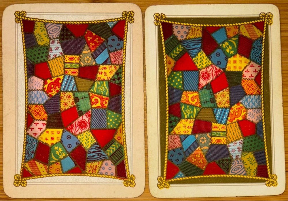 EW410 Swap Playing Card 2 OLD ENGLISH WIDE PATCHWORK PATTERNS