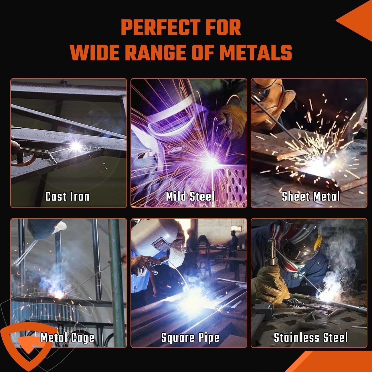 MIG Welder 250A Mig Welding Machine 3-in-1 Flux Core MIG/Stick/Lift TIG Welder