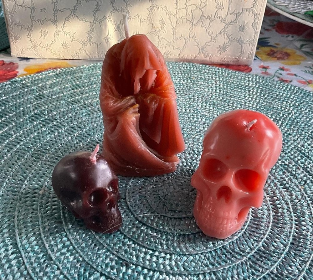 Two Skulls & Reaper Candle Set💀💀✨