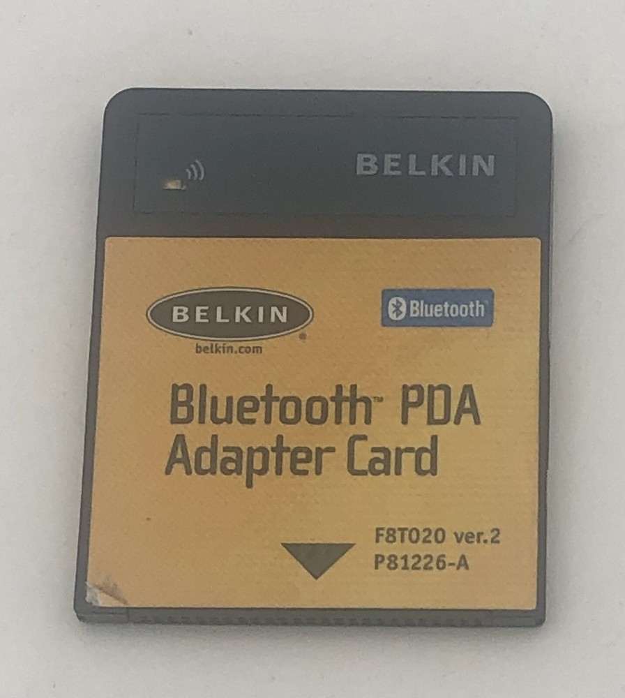 Belkin Bluetooth PDA CF PC PCMCIA Adapter Card F8T020 Only