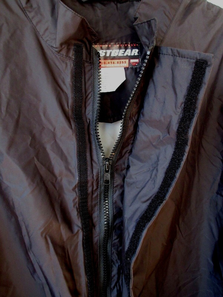Firstgear First Gear Men's Rain Over Jacket Large Zip Front Polyurethane Coating
