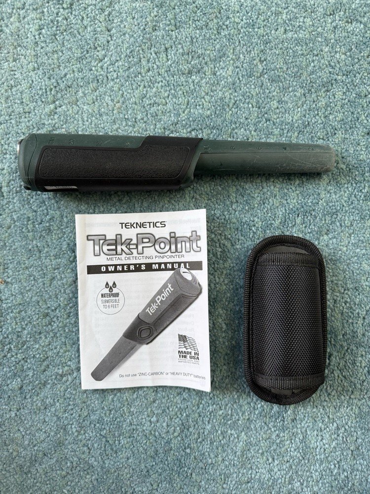 Teknetics Tek-Point pulse induction waterproof pinpointer Metal Detector gold