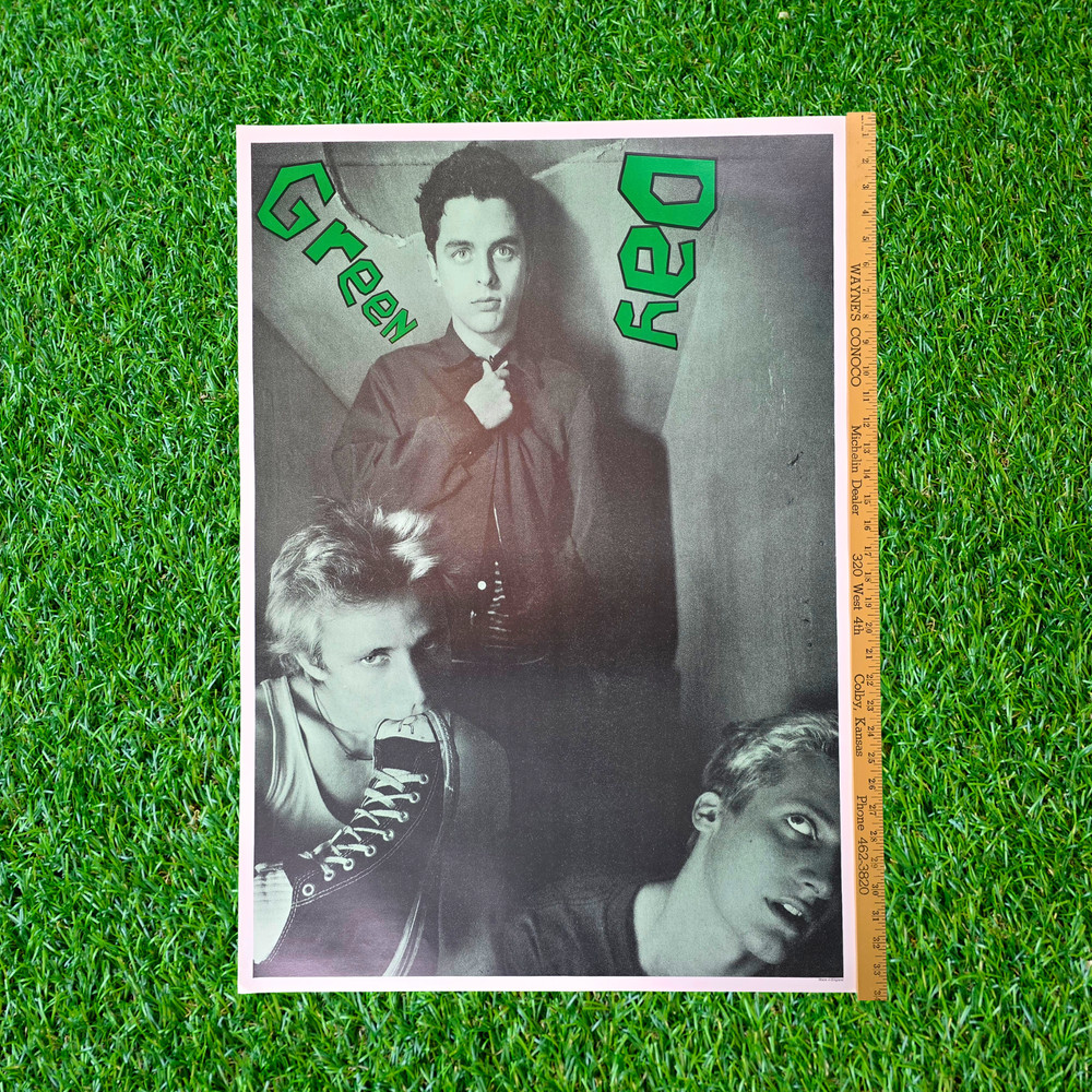 Vintage 1994 Green Day Poster Dookie Era Made In England Rare NOS