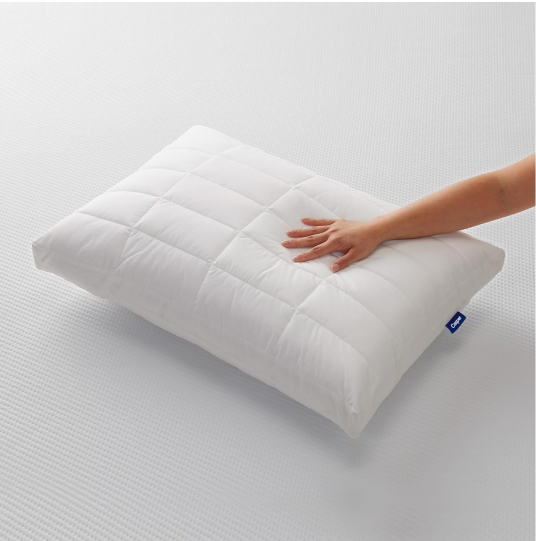 Casper Select Standard Bed Pillow Queen Down Alternative White