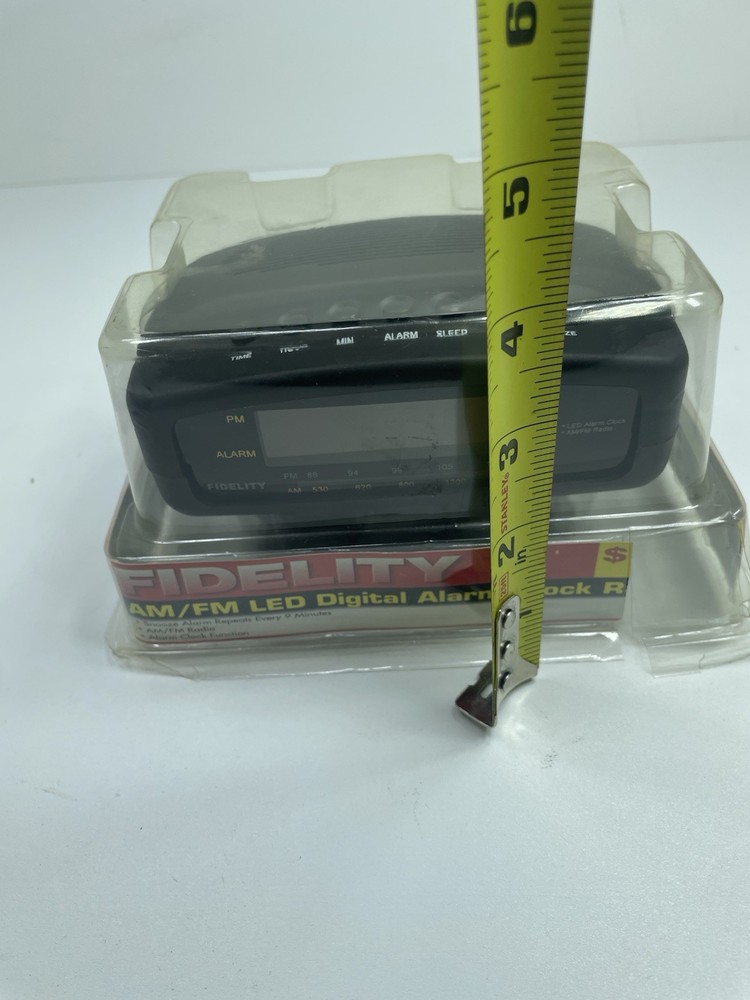 Fidelity AM/FM LED Digital Alarm Clock