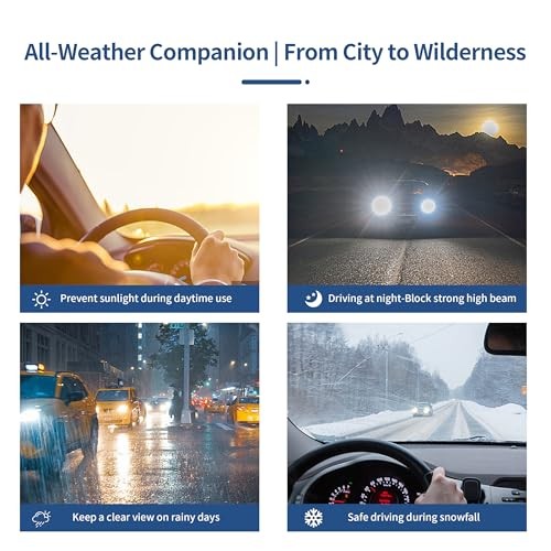 Polarized Sun Visor Extender for Car Visor Extender Sun Blocker Visor Small