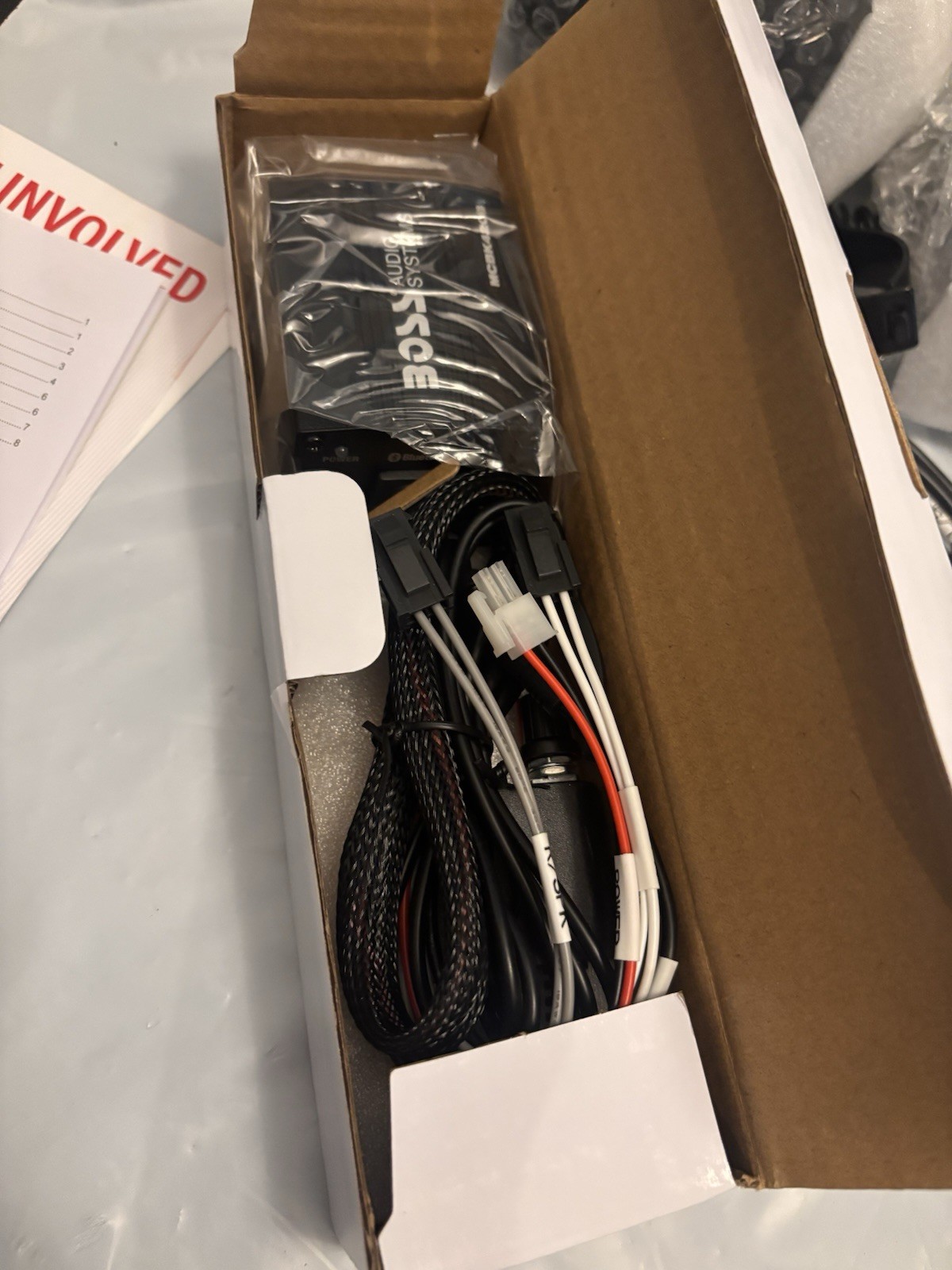 Boss 600 Watt Bluetooth Black Motorcycle Sound System (MCBK420B)