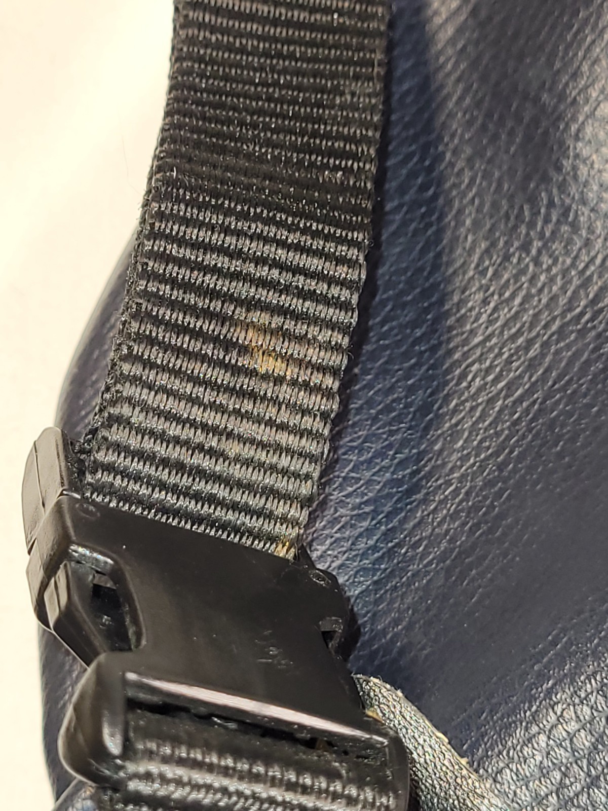 vintage faux leather Disney fanny pack or crossbody belt bag embroidered Goofy