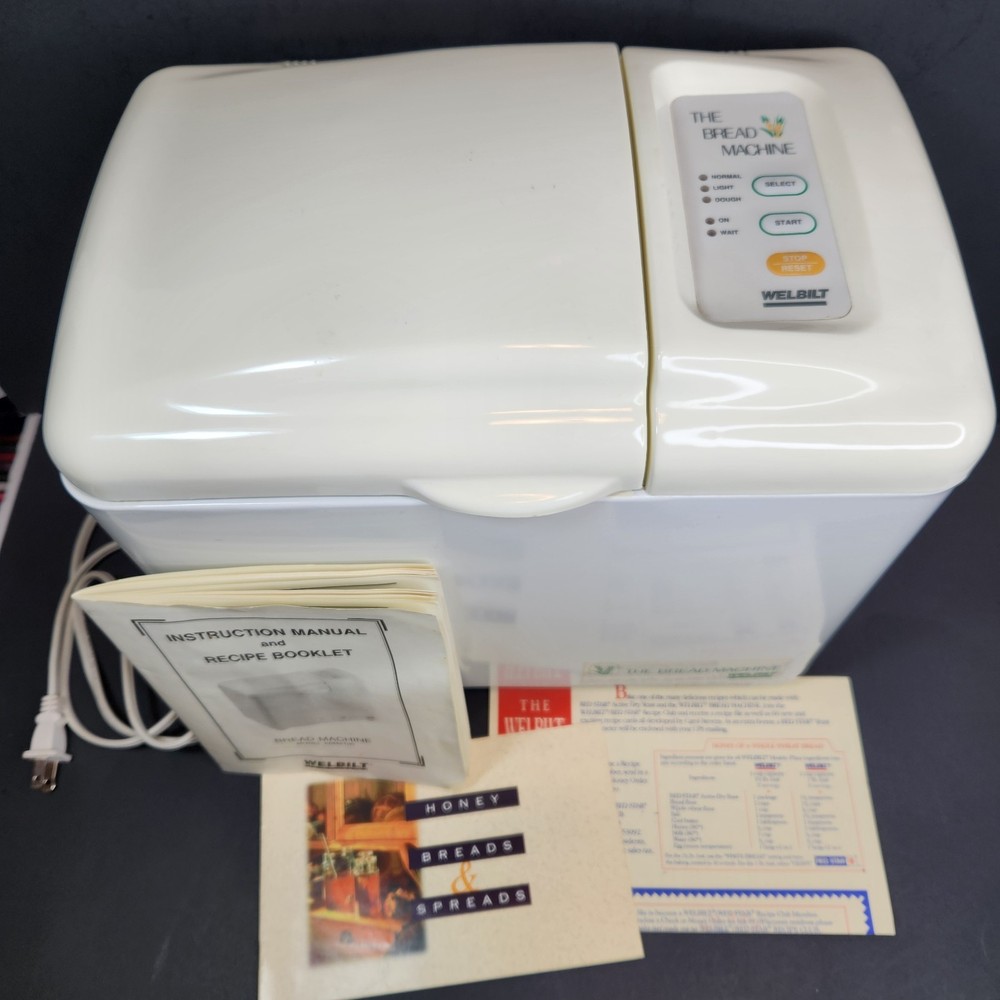 Welbilt Bread Machine 1 lb & Dough Maker 1.5 lb ABM2100 Fully Automatic Complete