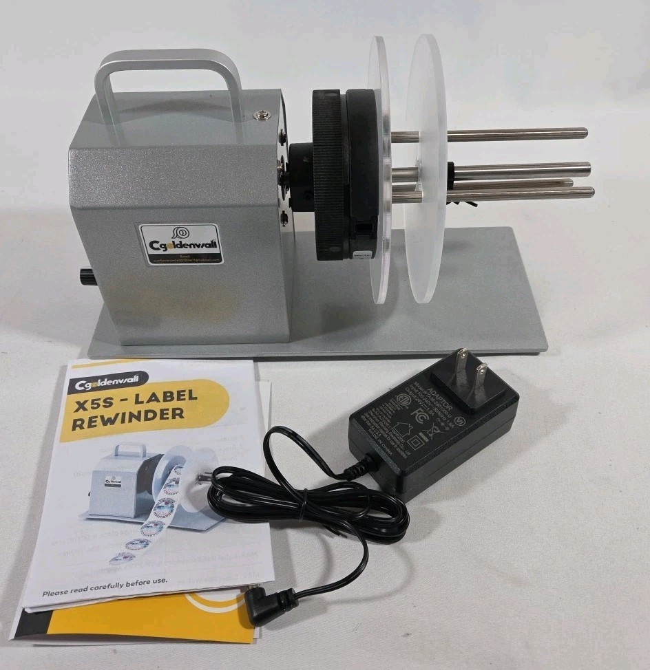 X5S Label Rewinder Automatic Winding Machine Compact Rewinding Machine FREE SHIP