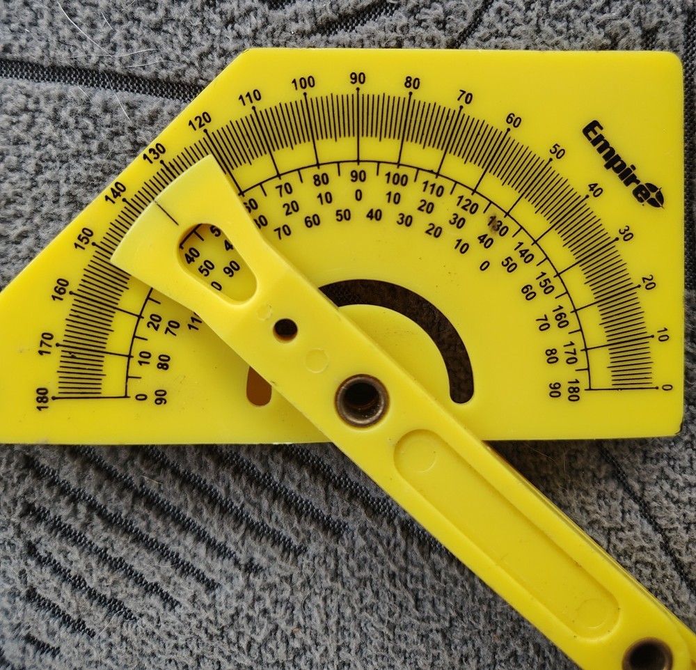 🗽EMPIRE PROTRACTOR/ANGLE FINDER MACHINIST/TOOLMAKER