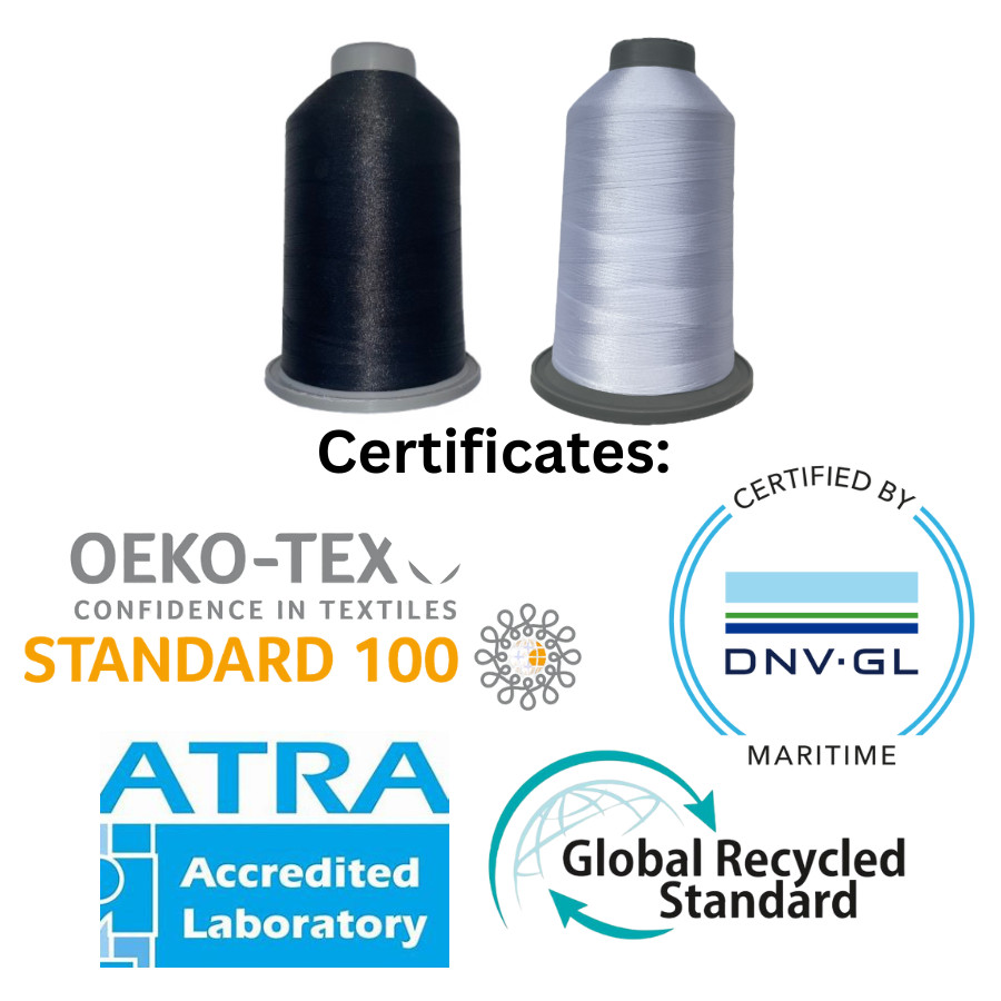 THREAD SOLUTION GLITZ Trilobal Polyester Embroidery Thread 40 Wt 5500 Yd 2 Pack