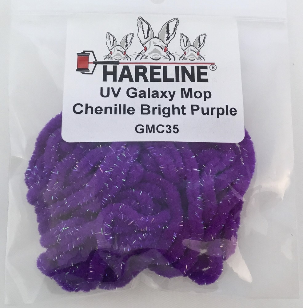 Hareline Dubbin UV Galaxy Mop Chenille Fly Tying Material