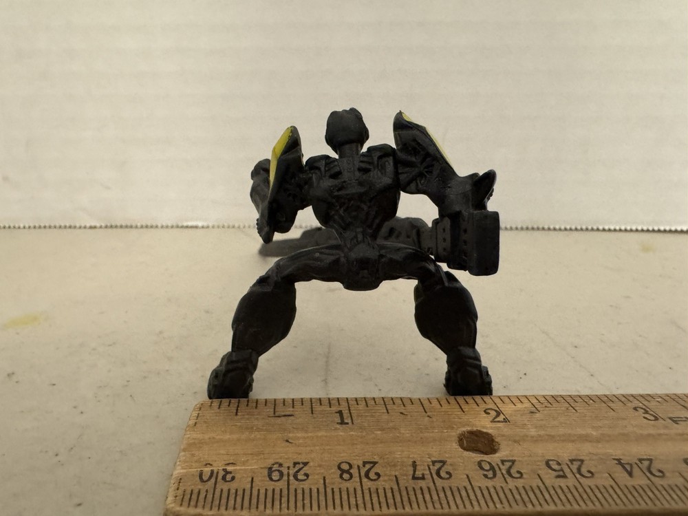 Rare Action Figure Transformers Mini PVC Rubber Tiny Titans Extra Long Sword