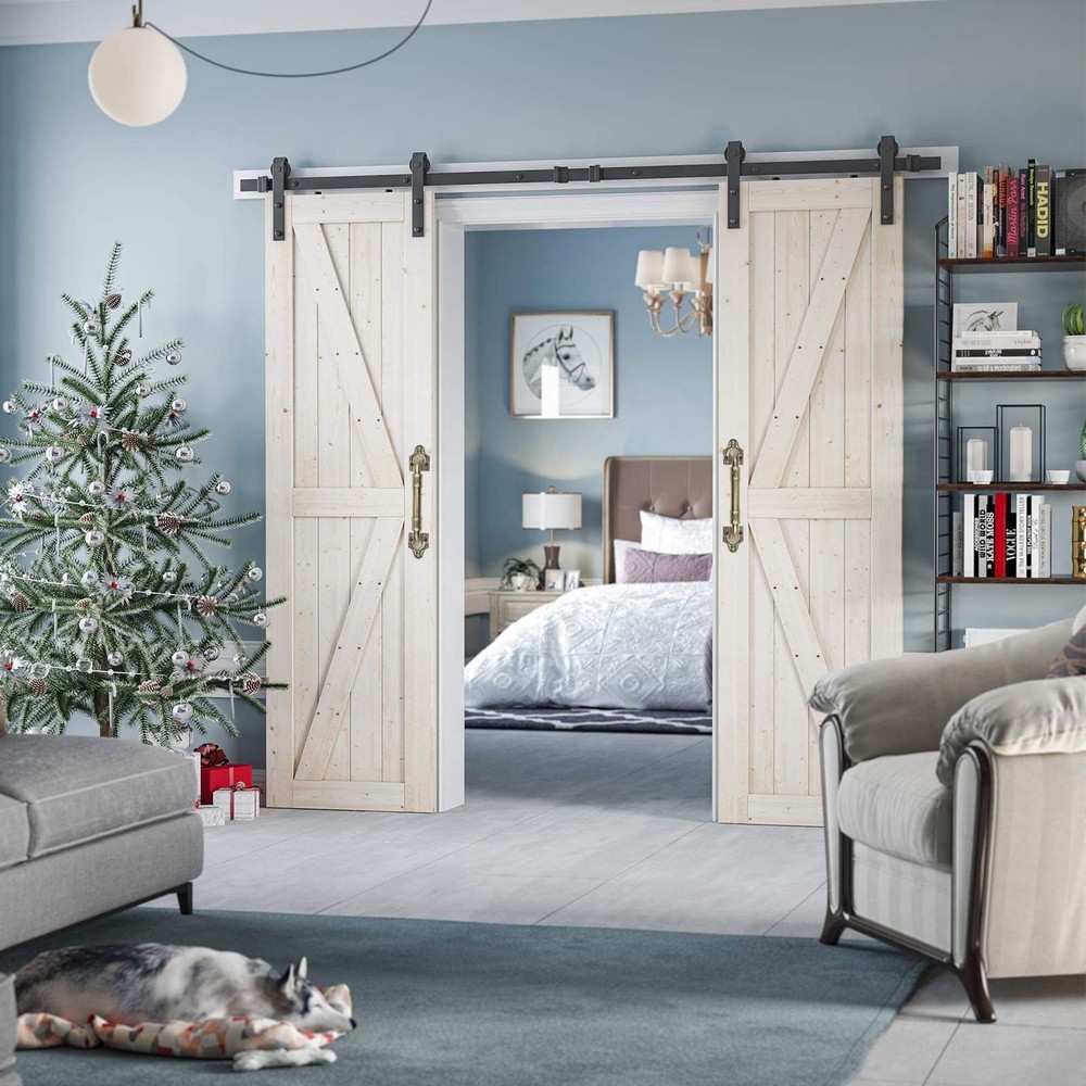 Sliding Barn Door Handles and Pulls 10" Pull No Drilling Two-Side Design,Barn...