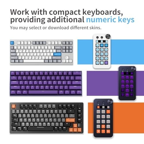 Stream Controller Deck with 18 Custom Macro Keys for OBS Twitch YouTube - PC & M