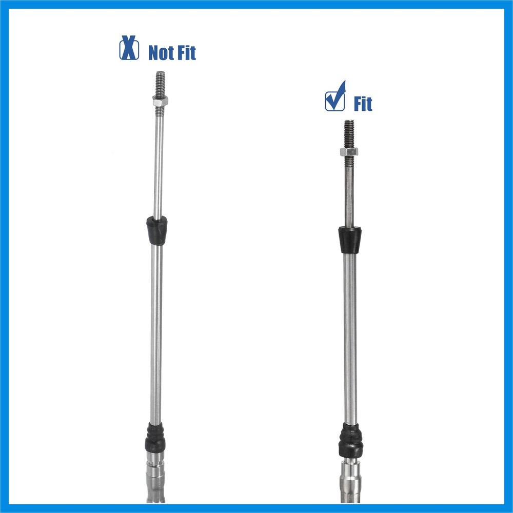 24ft 276 Inch Marine Type Shift Remote Control Box Cable for Yamaha Blue
