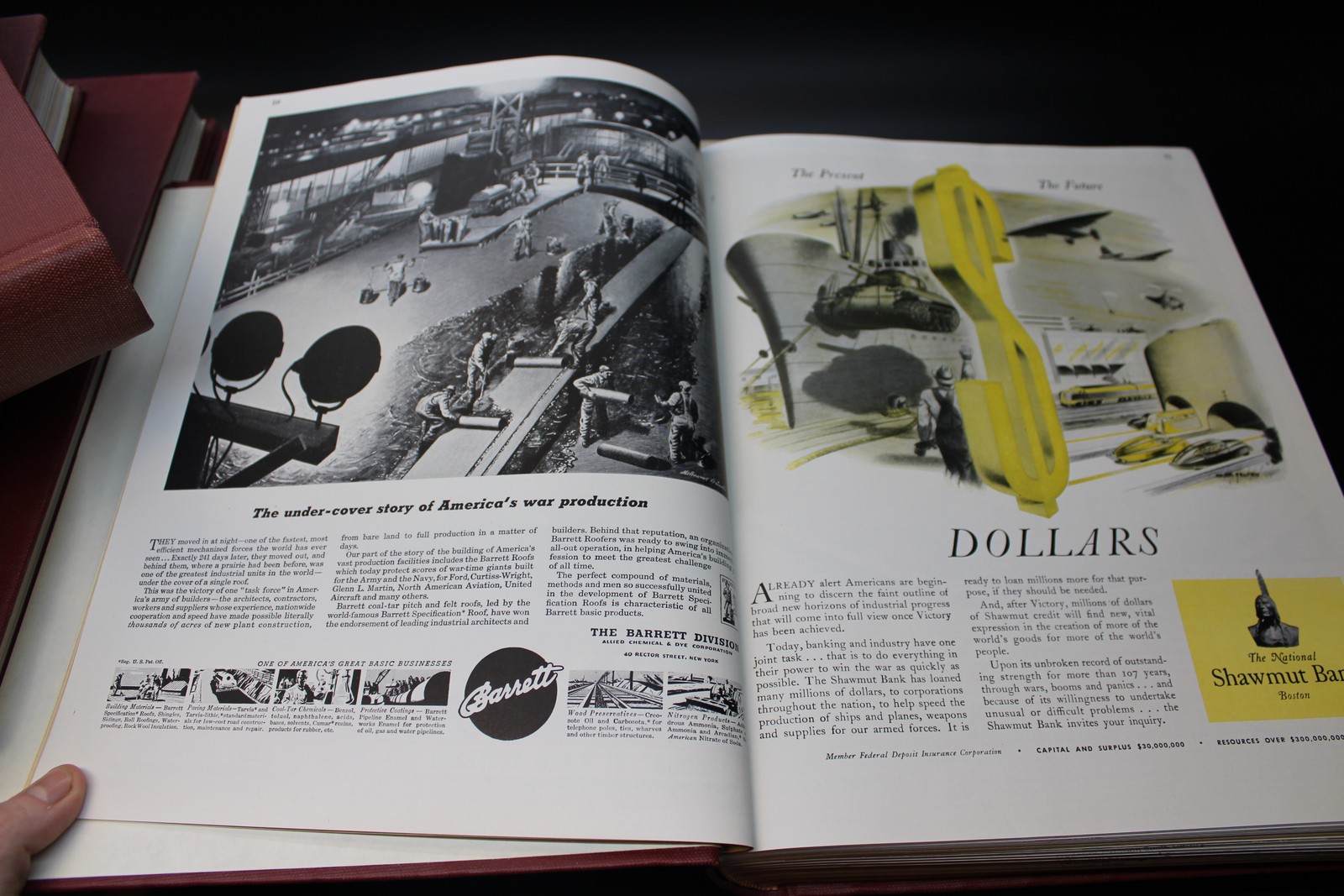 FORTUNE Magazine Hardcover Bound Magazine Volumes – 1934-1985 Library Volumes