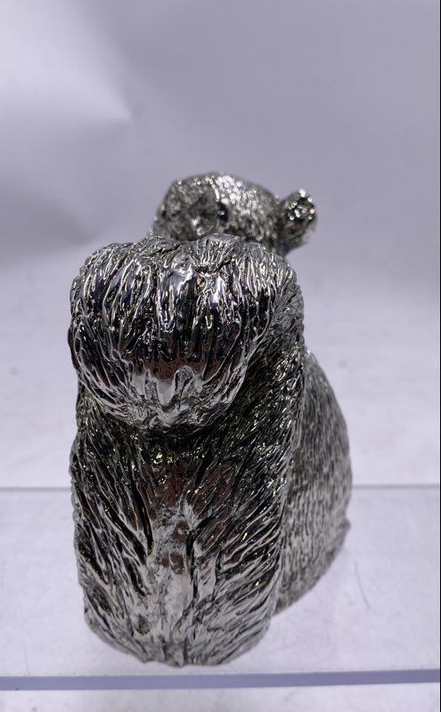 Lillian Vernon Silver Plated Home Decorative Collectible Squirrel Figurine