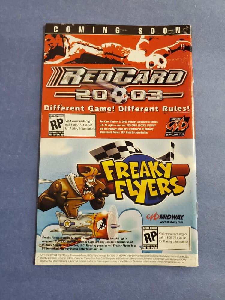 SpyHunter (Microsoft Xbox, 2002) Manual Only Midway