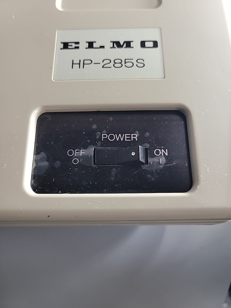 ELMO RETRO TRANSPARENCY OVERHEAD PROJECTOR MODEL HP-285S *FOR PARTS*