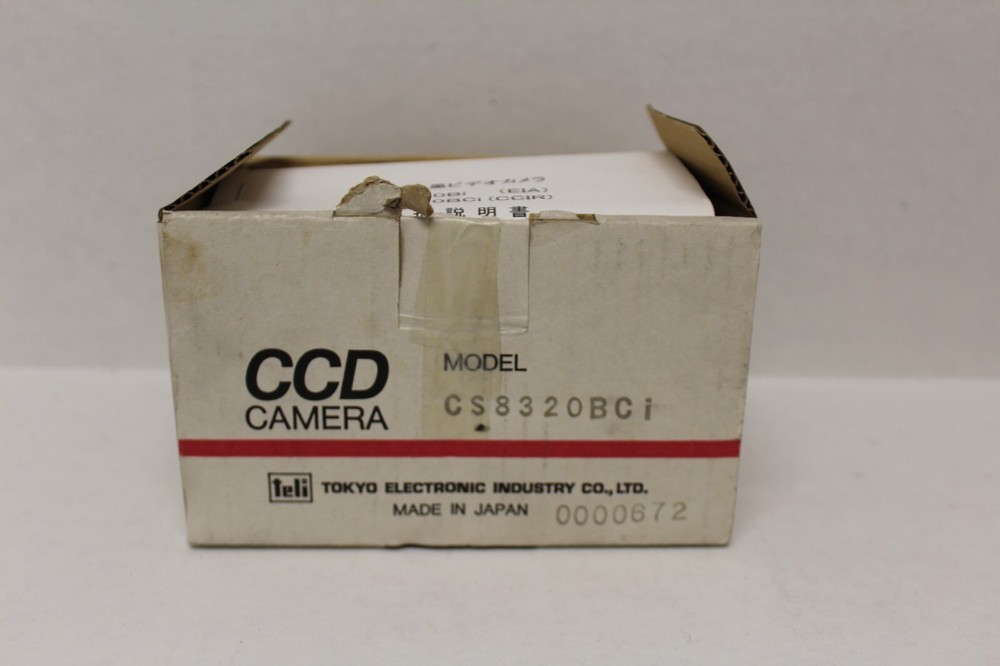 TOKYO ELECTRONIC CCD CAMERA CS 8320BCI