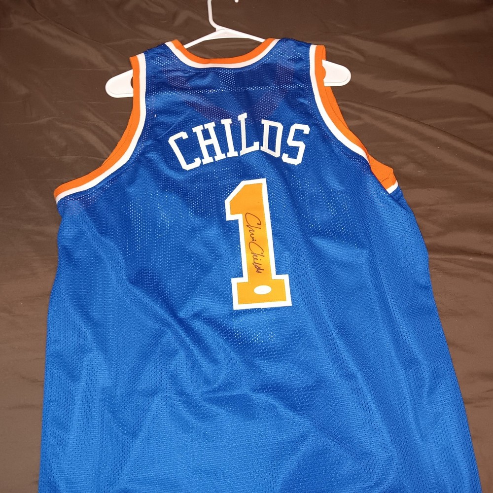Chris Childs Auto Jersey JSA Certified
