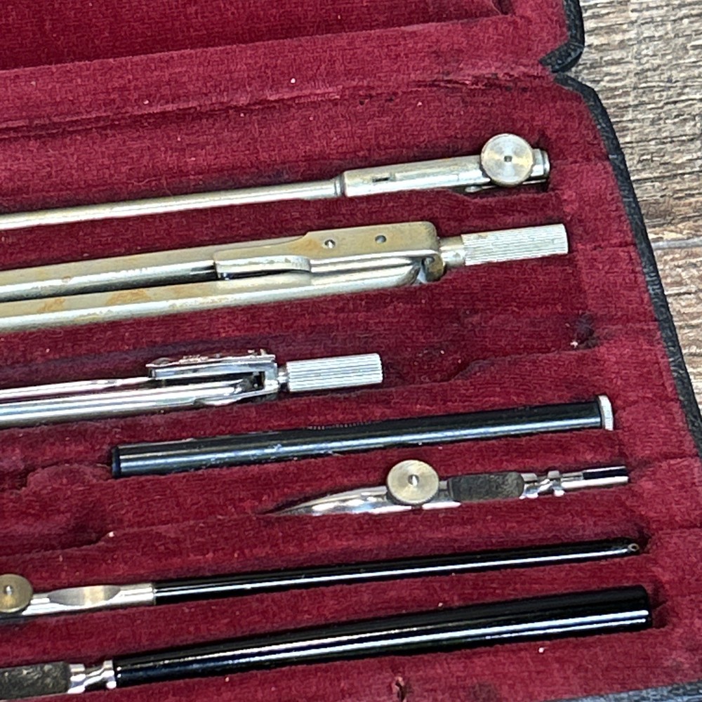 Vintage Staedtler Mars Precision Drafting Tool Set-#20455-Made In Germany