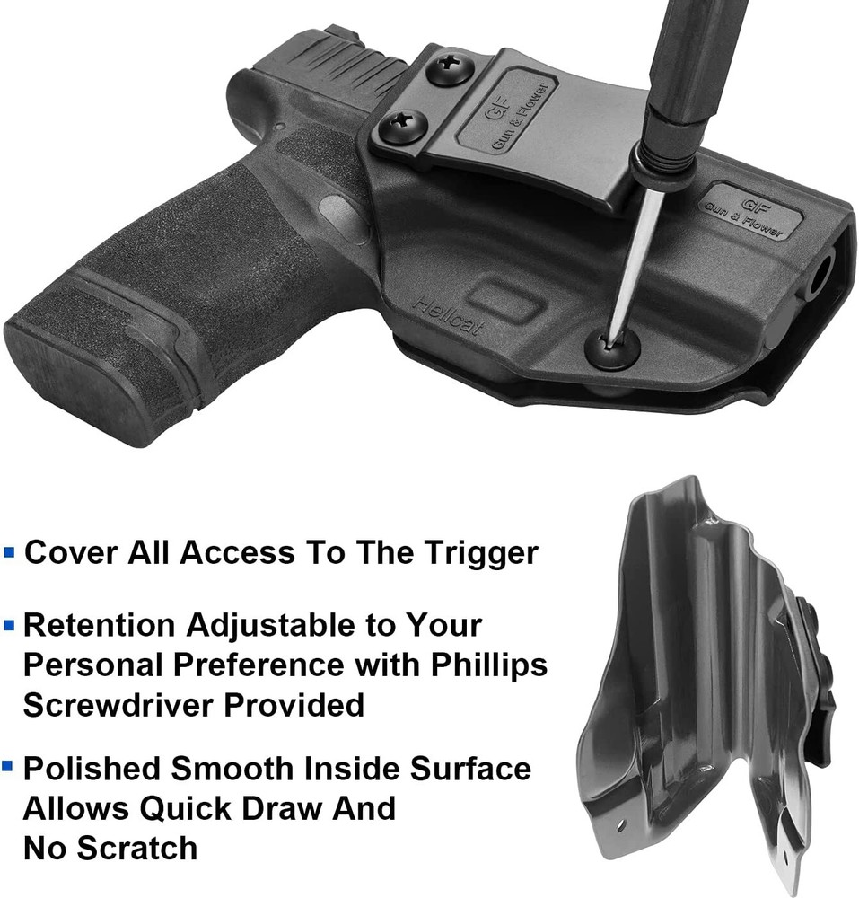 IWB Holster For Hellcat 3" Micro-Compact Concealed Carry Polymer Holster
