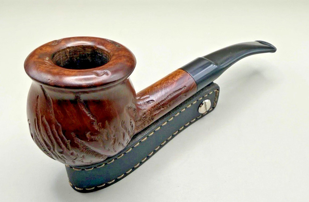 Custombilt Original 652 Cauldron Estate Pipe Clean Sharp Example w/ Pouch