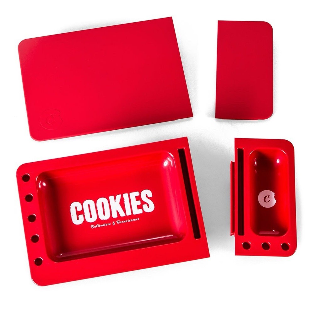 Cookies V3 Rolling Tray 3.0 Plastic, Red