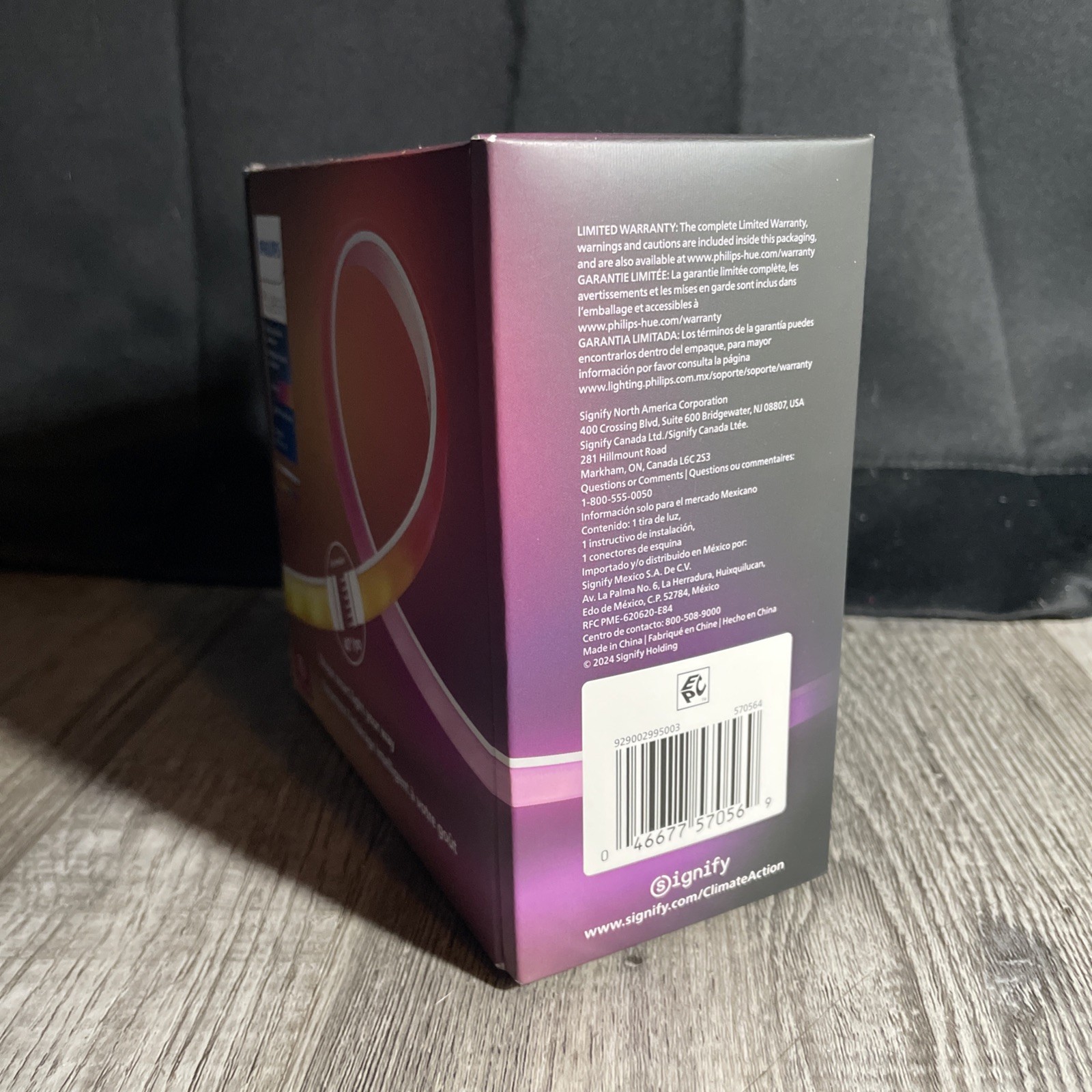 Philips Hue White & Color Ambiance Gradient Lightstrip Extension 40"- New