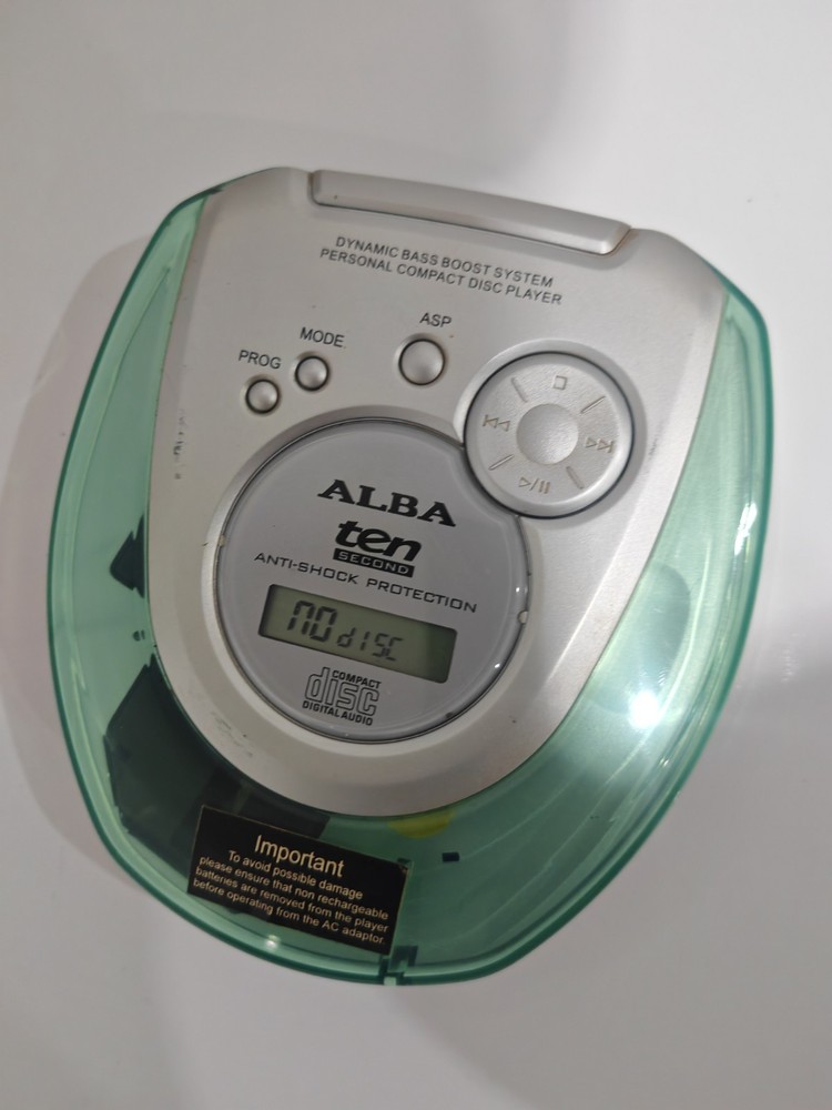 alba personal cd player PCD314xi