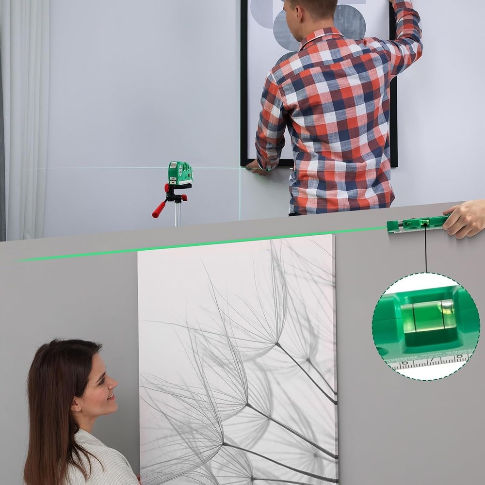 Versatile Laser Level with Cross Line Functionality - Ideal for Home Projects