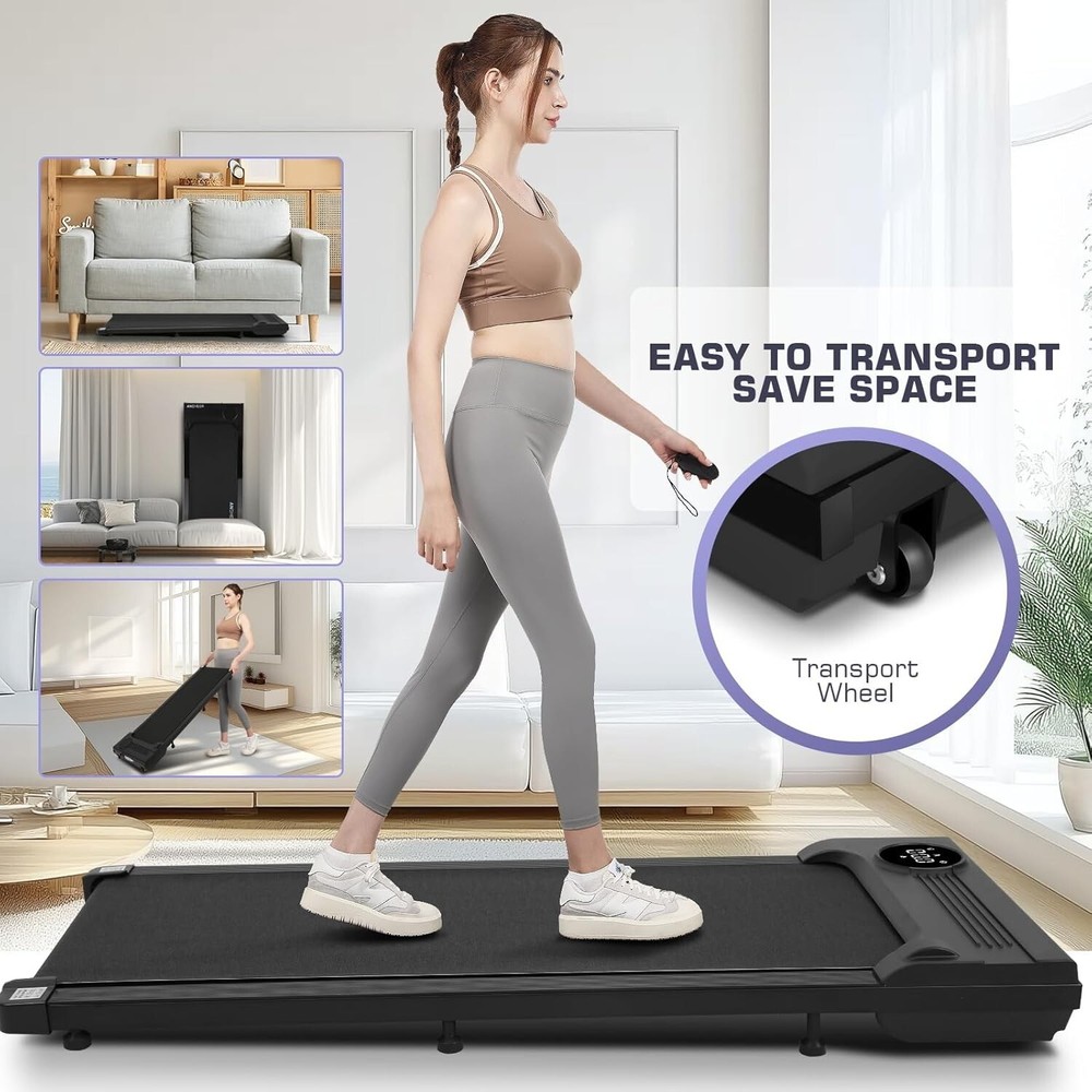 2.5HP Folding Treadmill for Home withLED Display/Dual Control/12 Preset Programs