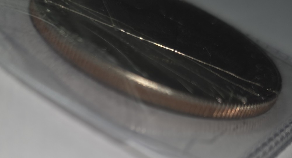 1976 Eisenhower Dollar, Clad, Reverse Damage