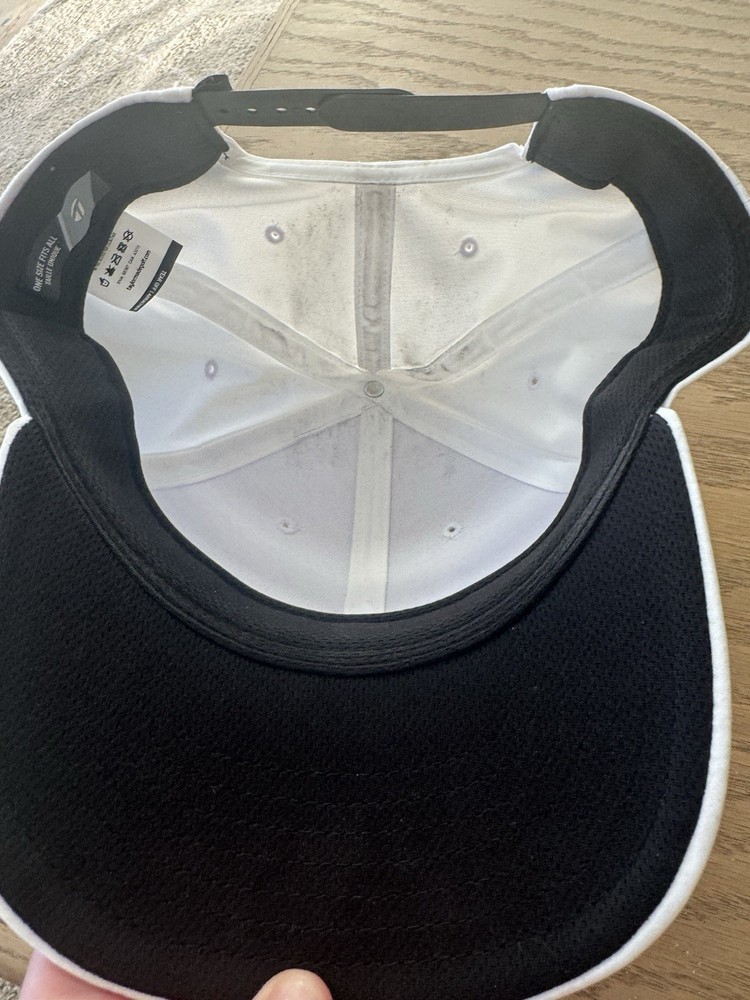 Taylor Made Horizon Golf Hat White Adjustable